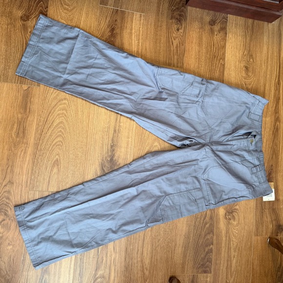 Carhartt Liberty Scrub Set Mens 2X Pewter Gray Ripstop V-Neck Top Cargo Pants - Picture 7 of 10